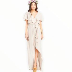 Show Me Your Mumu Bridesmaid Dress in color "Show Me The Ring Crisp" Audry Maxi